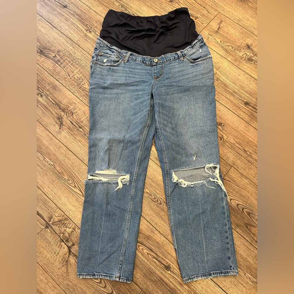 Abercrombie & Fitch The Ankle Straight Maternity Jeans 32/14